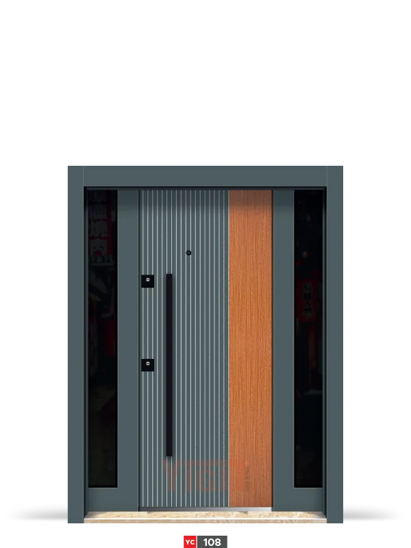 YC 105 Kompozit بلوحتين، نمط slat عمودي